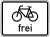 Radfahrer frei