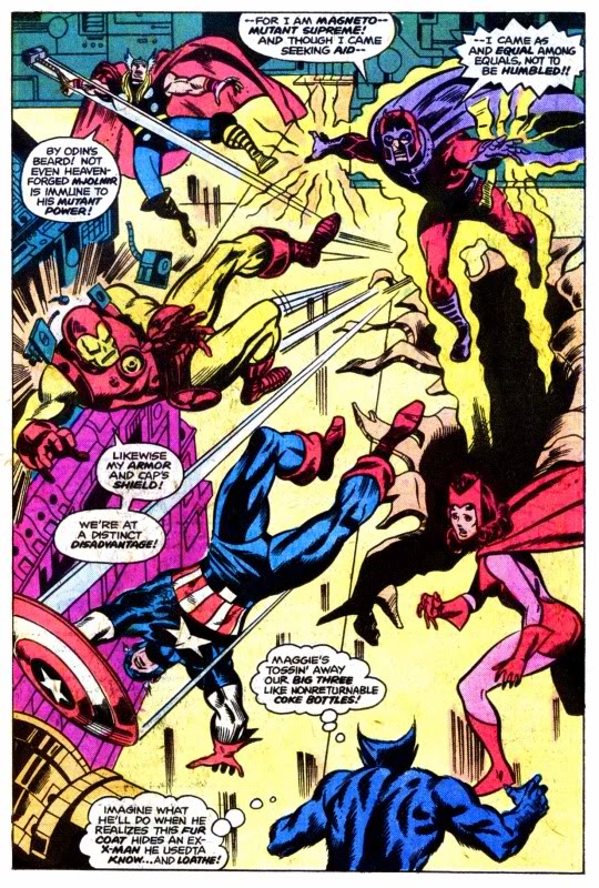 Magneto vs the Avengers