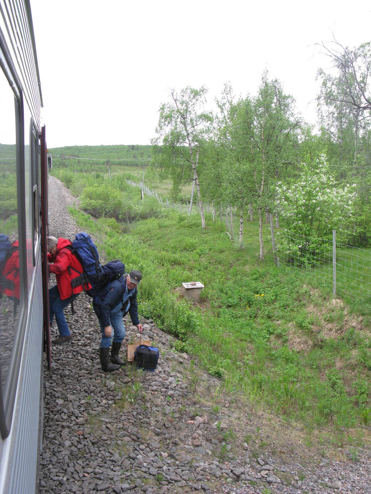 Somewhere in the area around Kiruna