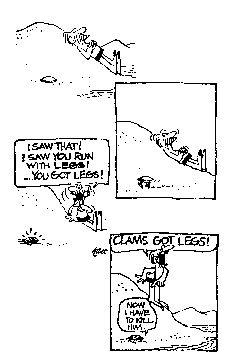 Clams got legs