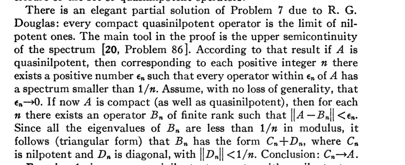 Excerpt from "A Hilbert-space problem book"