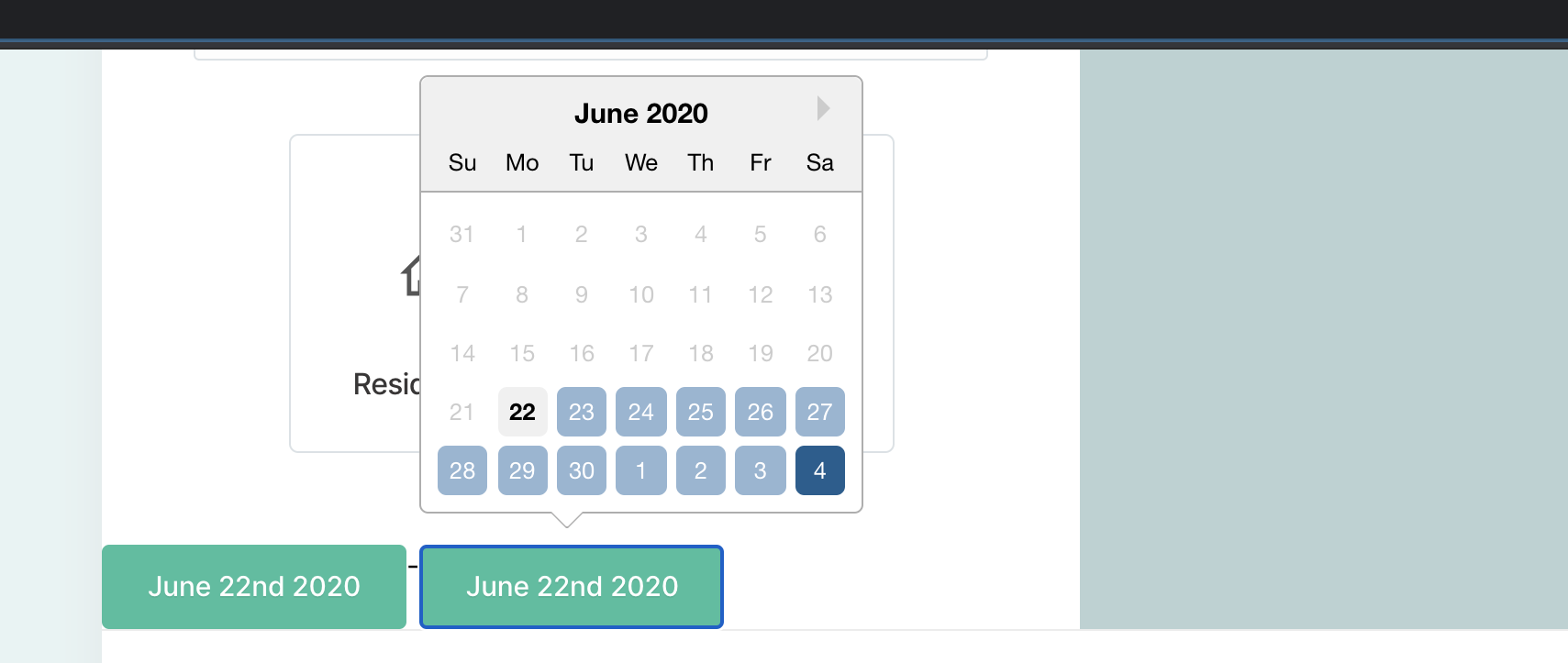 React-datepicker Date Range - Stack Overflow