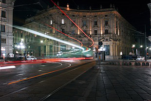 Motion in Cordusio square Milano  - Giuseppe iPichy