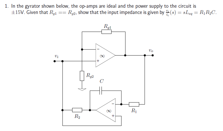 Question from past test