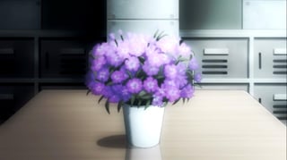 Flowers left for Haruki Sagae on episode 5