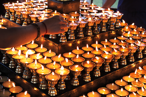 butter lamps