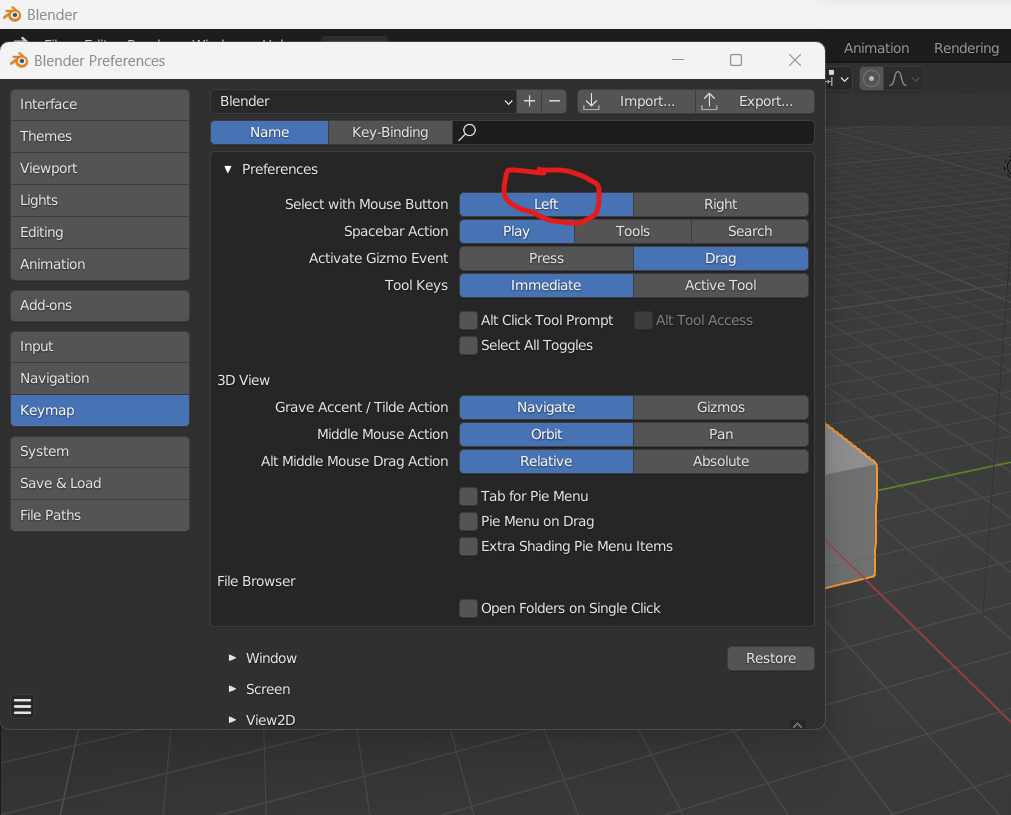 KeymapSettings