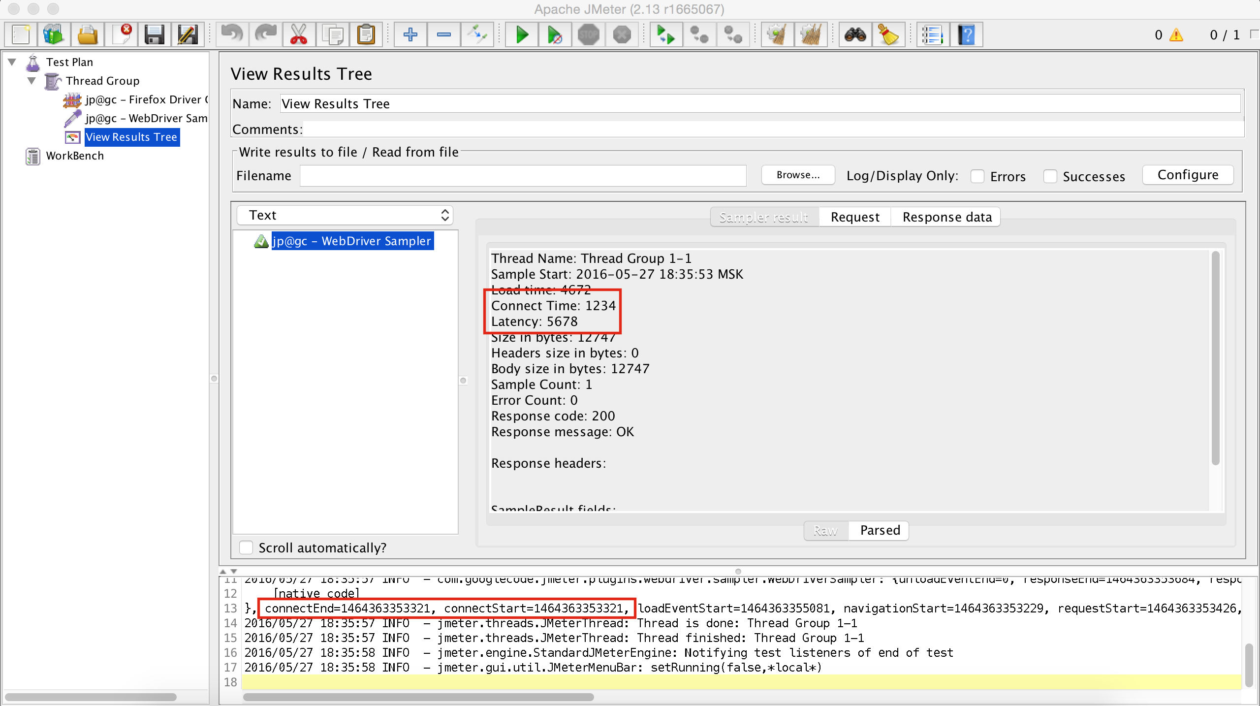 WDS Navigation Timings