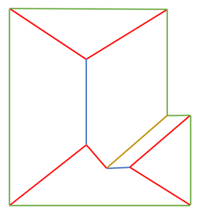 Disregard the colors all of the lines are polylines