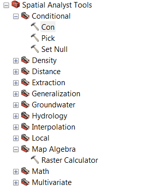 Raster Calculator location in toolbox