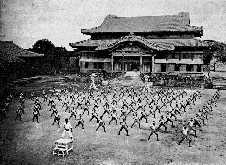 Shuri castle karate