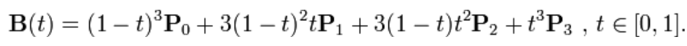 Bezier Curve formula