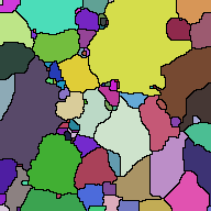 watershed components for random field