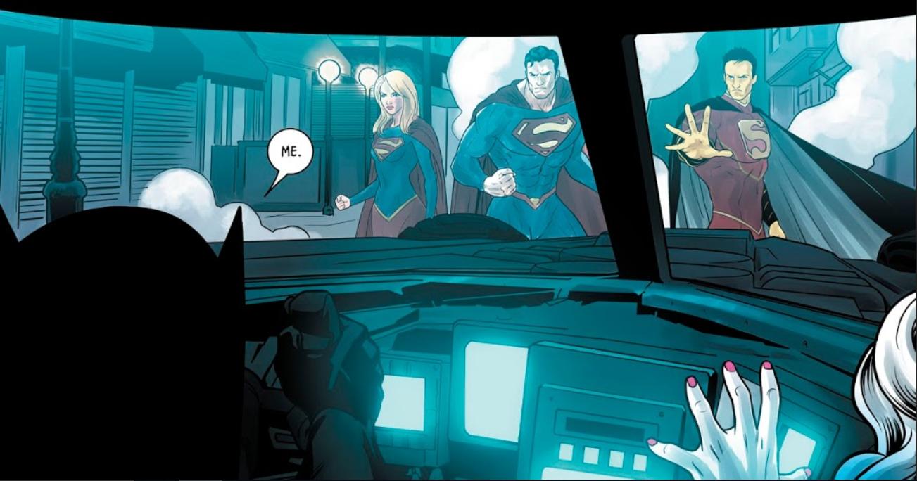 Ivy controls Superman, Supergirl and Kong Kenan