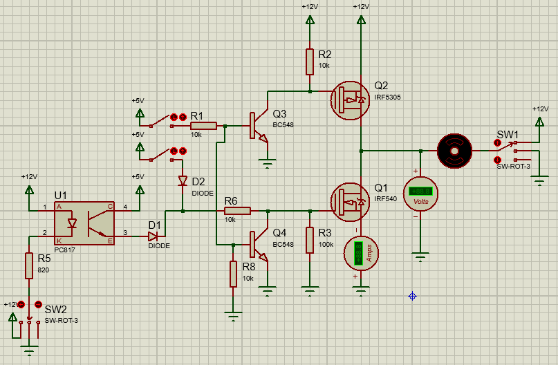 Three Stages Mosfet Driver