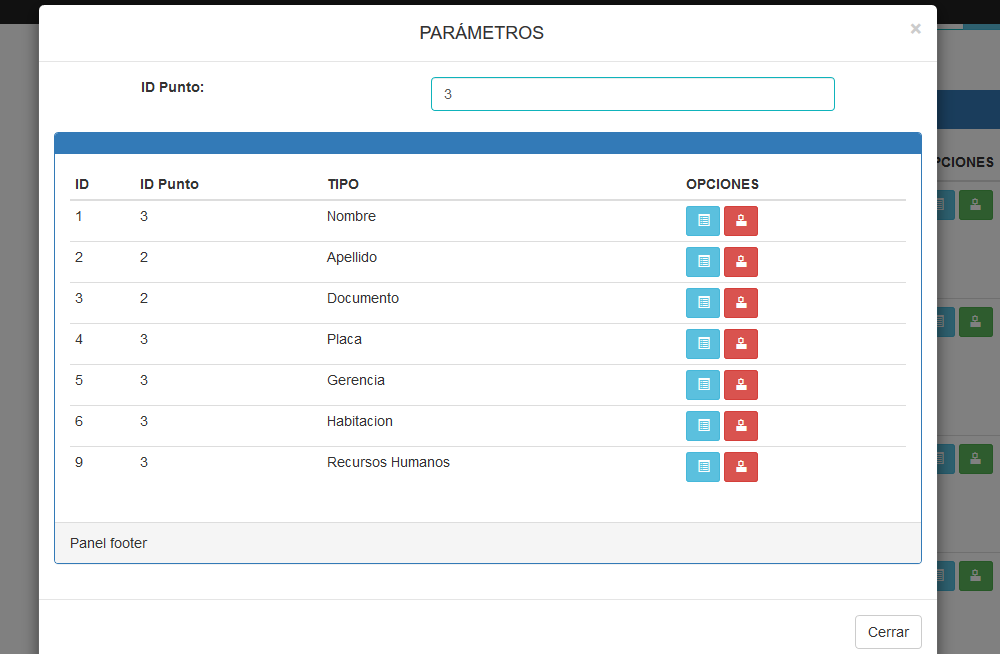 La cual contiene unos datos, entonces lo que requi