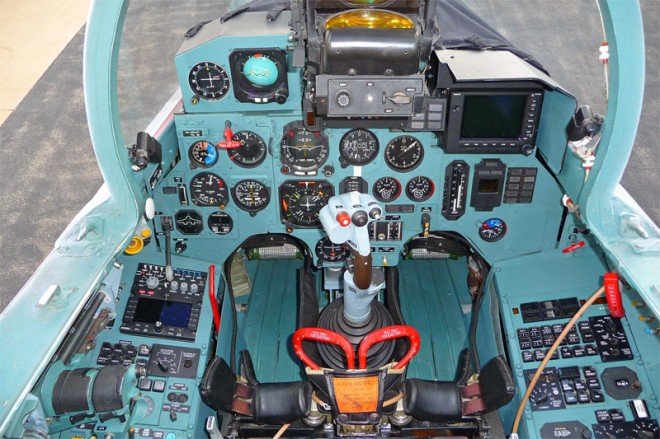 Cockpit of a Su27