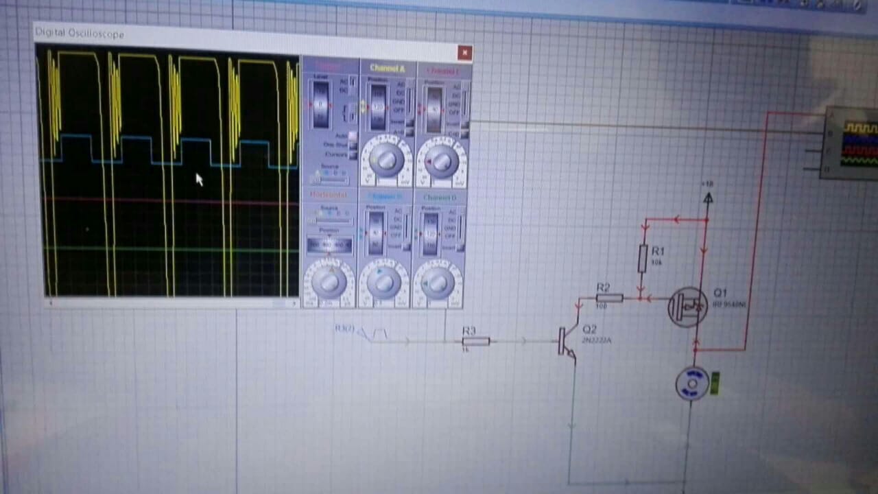 Proteus recreation of Original Circuit