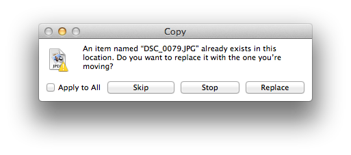 copy dialog