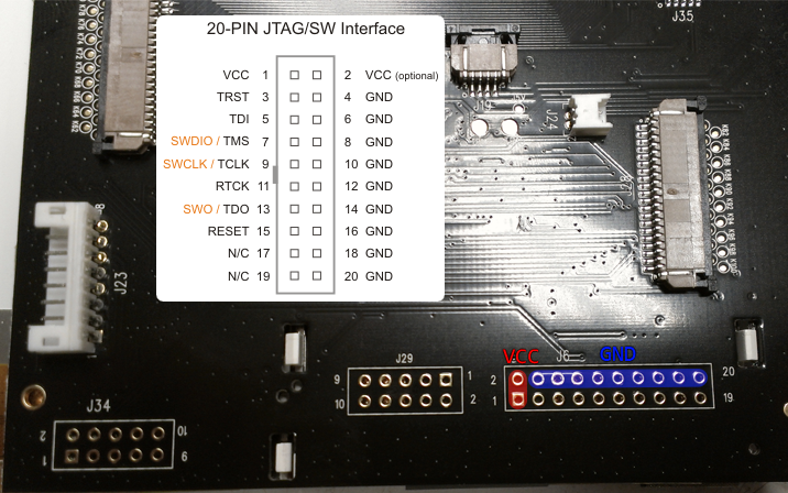 example JTAG connector