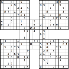 Samurai Sudoku