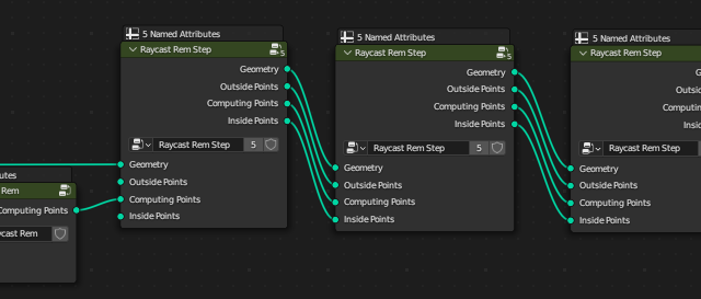 Raycast Step node group