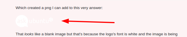 Screenshot of this answer deleted so the logo can be seen