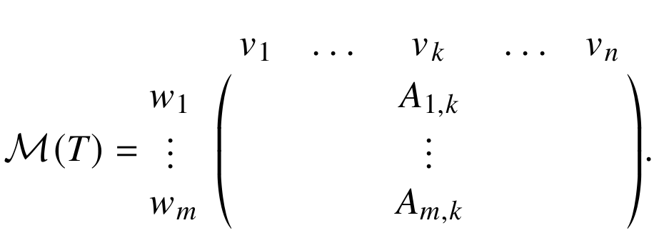 math mode - How can I type something adjacent to a matrix? - TeX ...