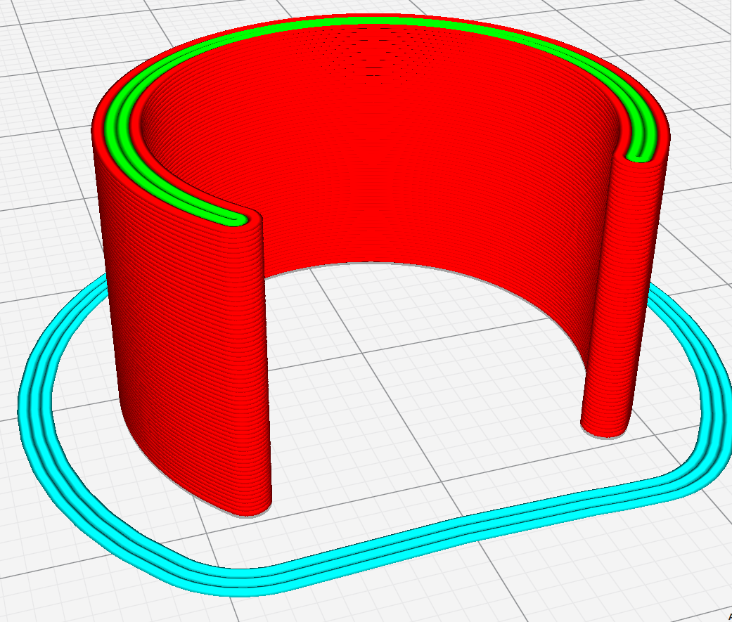 Print without enabling the coasting option