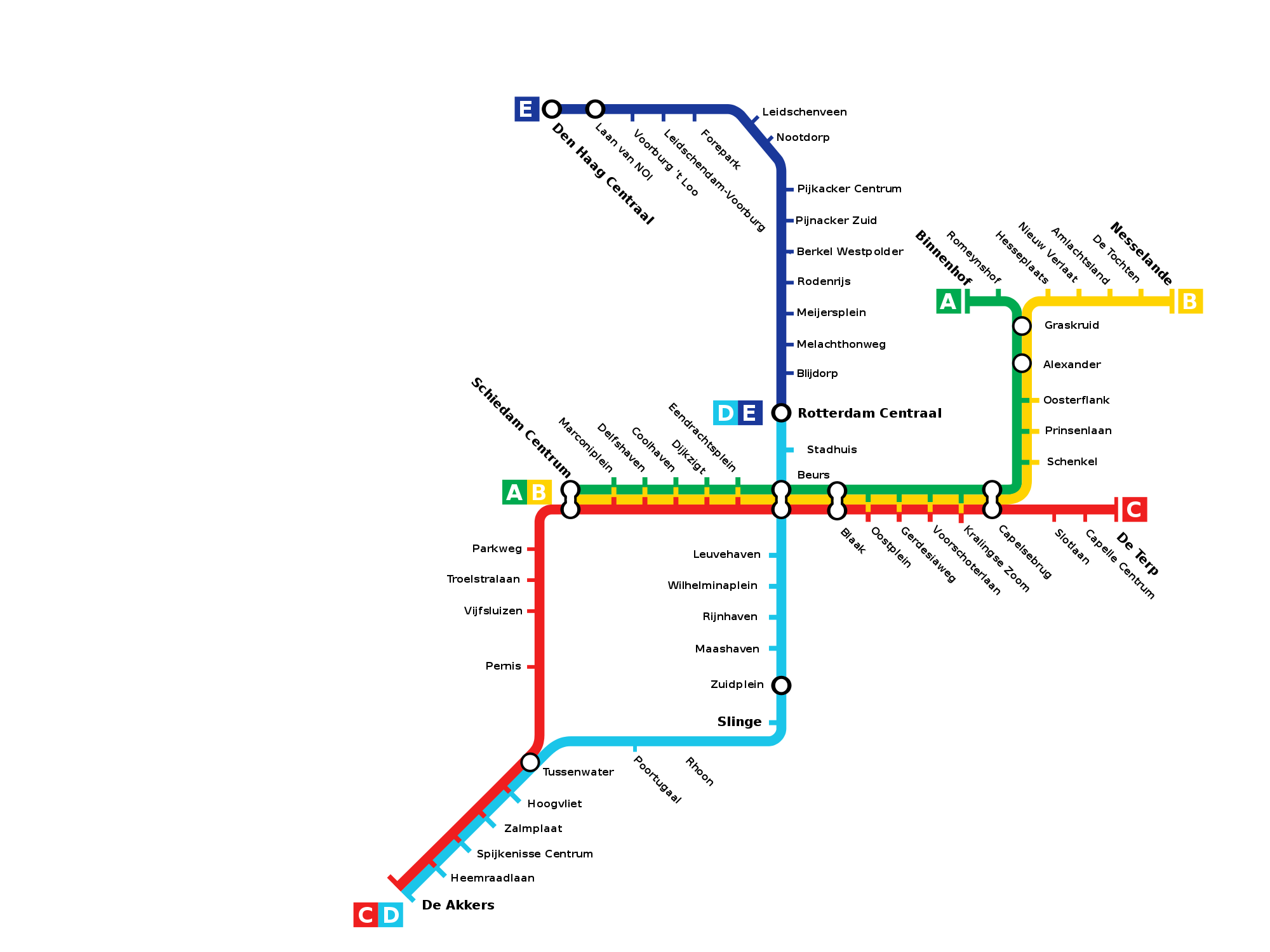 Rotterdam map