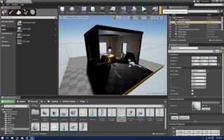 3D view editor in Unreal engine