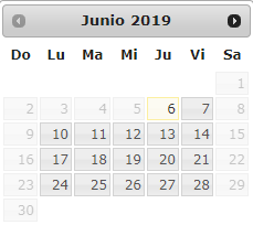 Fecha con modificaciones