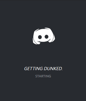 "Ventana de carga o Starting" de Discord