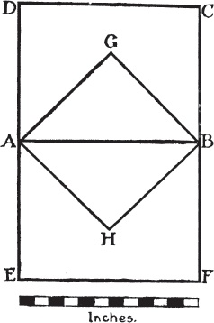 Fig. 133. Diagram of Triangular Mitre