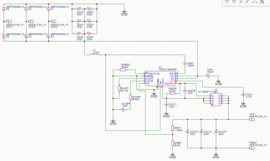 Boost Converter Diagram: