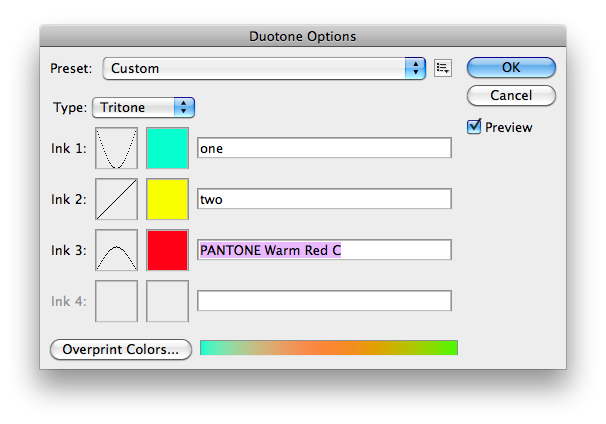 tritone options