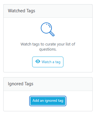 Add an ignored tag button with focus shows as an active button