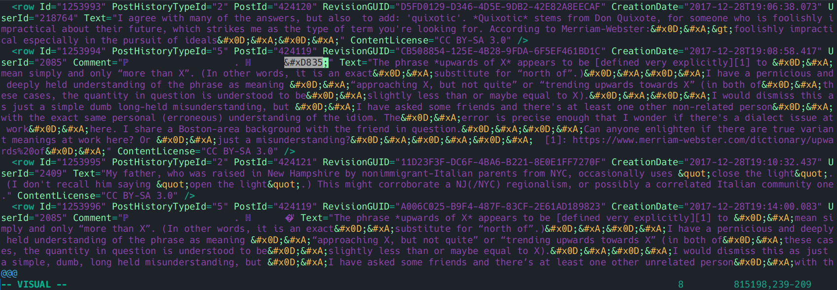 Sample of xD835