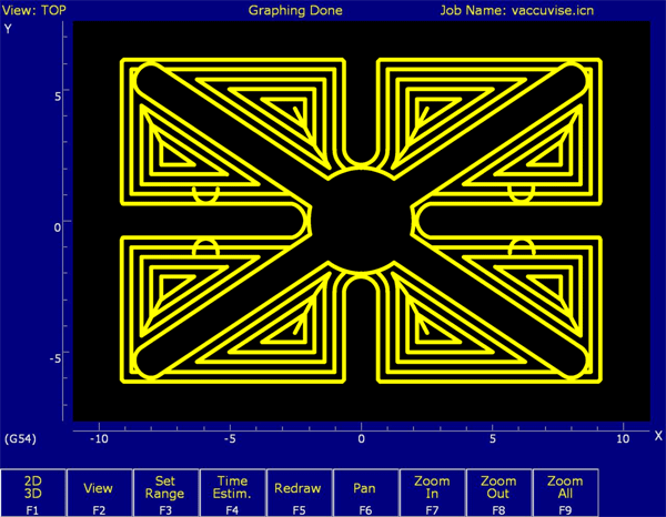 CNC pocketing toolpath