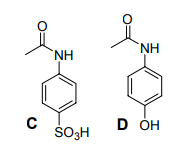 4‐acetamidobenzene‐1‐sulfonic acid to N‐(4‐hydroxyphenyl)acetamide