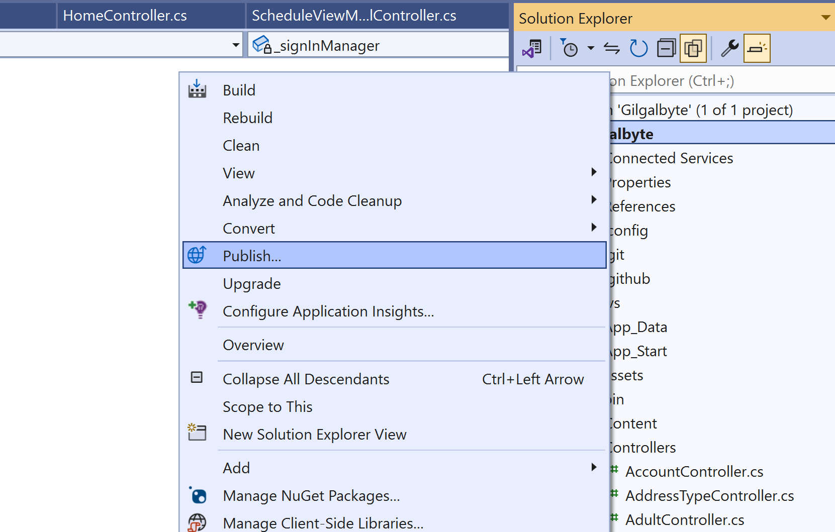 asp.net core mvc - An unhandled exception occurred while processing the ...