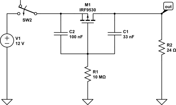 mosfet - Soft-start circuit for highly resistive load - negating ...