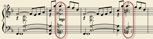 chord substitution in Traumerei