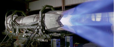 F 119 Engine thrust vectoring