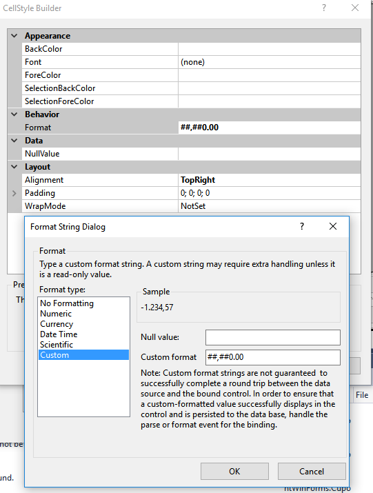 Format String Dialog