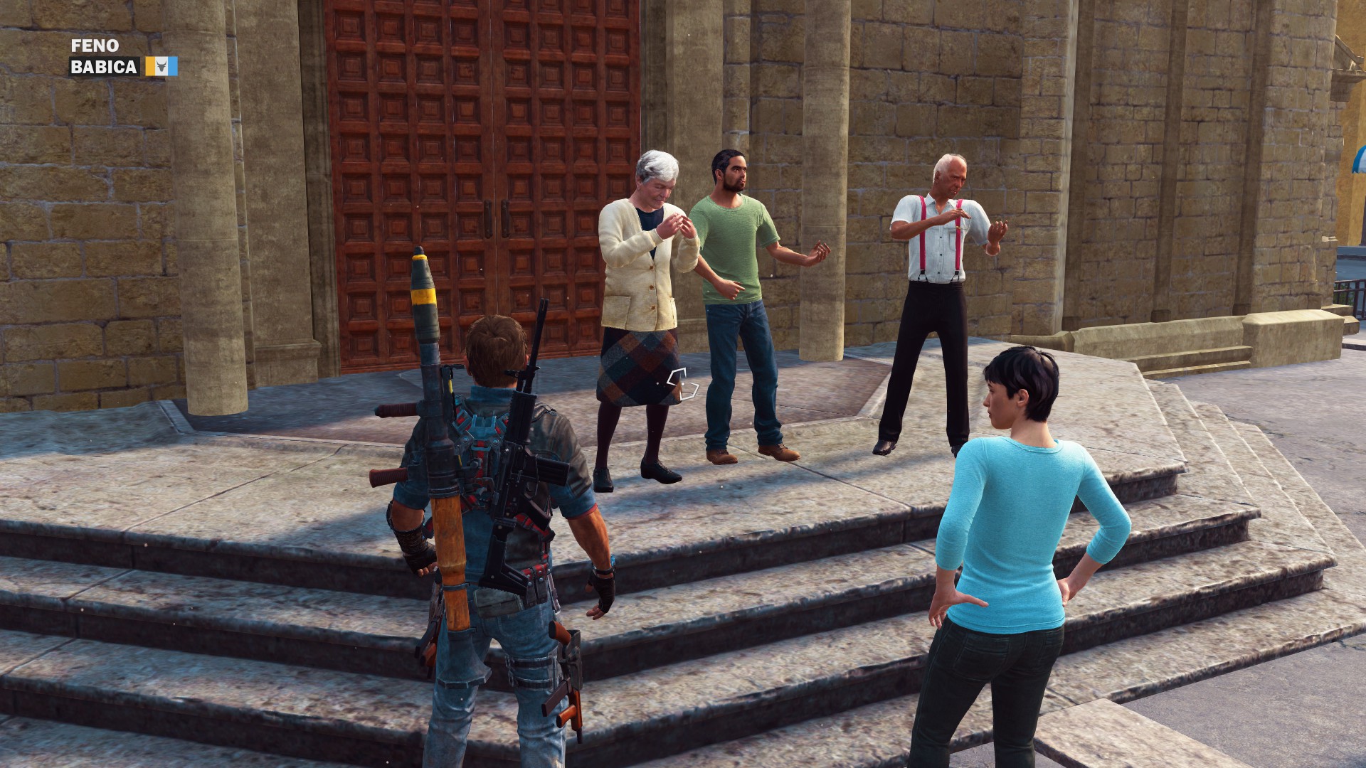 Just Cause3 invisible band instruments