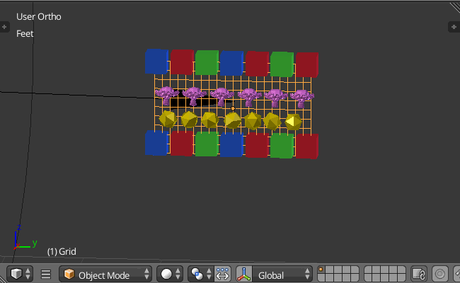 animated gif showing the transferred animation data