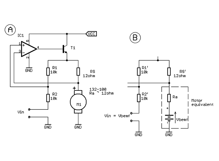 Sensorless motor speed controller