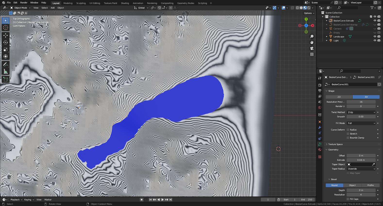 Adjust control points Z coordinate