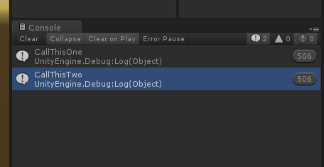 Console log showing each of these functions have been called 506 times